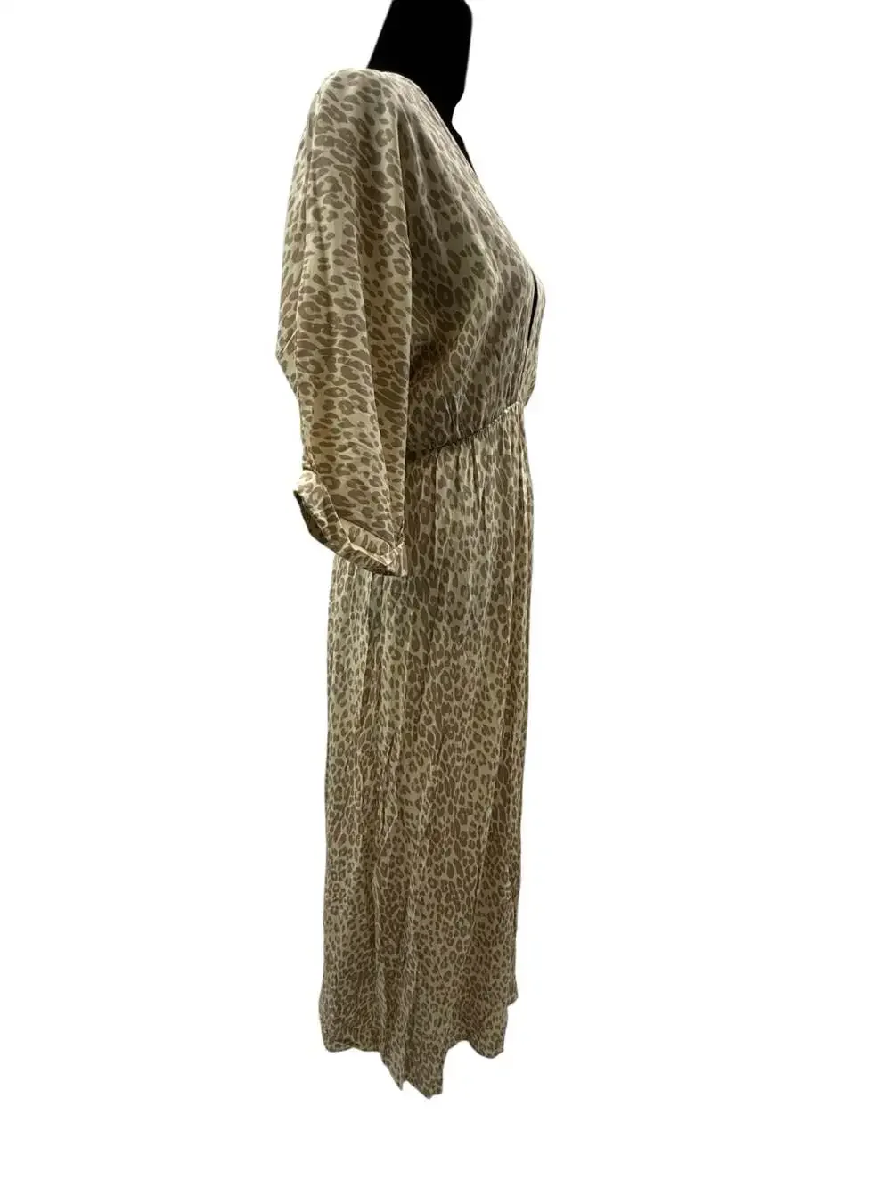 Girl and the Sun Verity Maxi Dress in Muted Leopard NWT size S - Picture 6 of 6